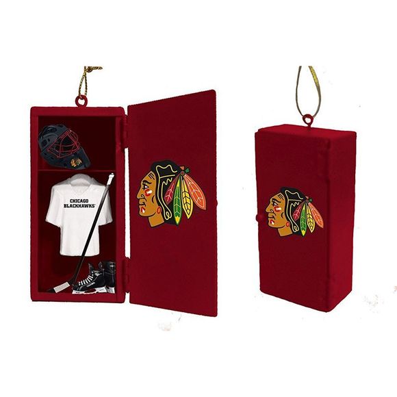 Chicago Blackhawks Team Locker Ornament - Picture 1 of 1